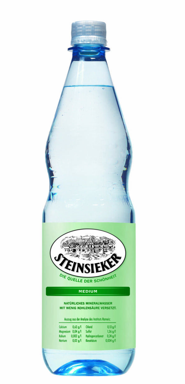 STEINSIEKER - Mineralwasser Medium - PET 12 x 1,0 Liter – Bild 2